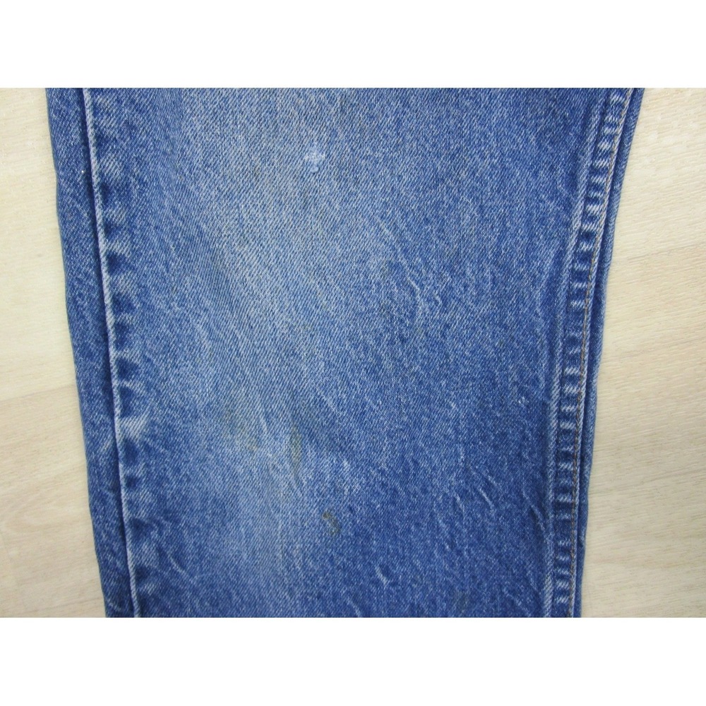 Vintage 80s Levis 505 Jeans Mens (32x30) Orange Tab Bootcut Distressed - Picture 4 of 16